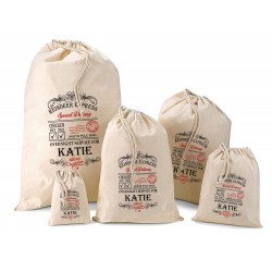Personalised Santa Sack & Gift Bags - Katie Design
